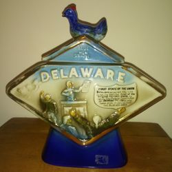 1972 Delaware Jim Beam Liquor Decanter
