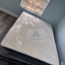FULL Mattress Set – NEW – Medium Firm Support – Box Spring Included – Delivery Available