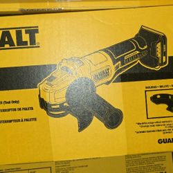 DEWALT 4.5-in 20-volt max Paddle Switch Brushless Cordless Angle grinder
