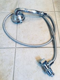 Chrome Handheld Shower Head with Hose