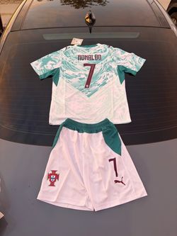 🔥 🇵🇹 Portugal Away C.RONALDO #7 Kids 🇵🇹 🔥