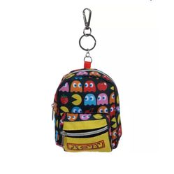 Pac-Man Mini Backpack Keychain