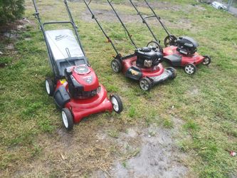 3 lawn movers for sale 60 each