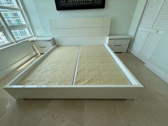 White King Size bed set