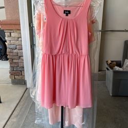 Pink Chiffon Dress