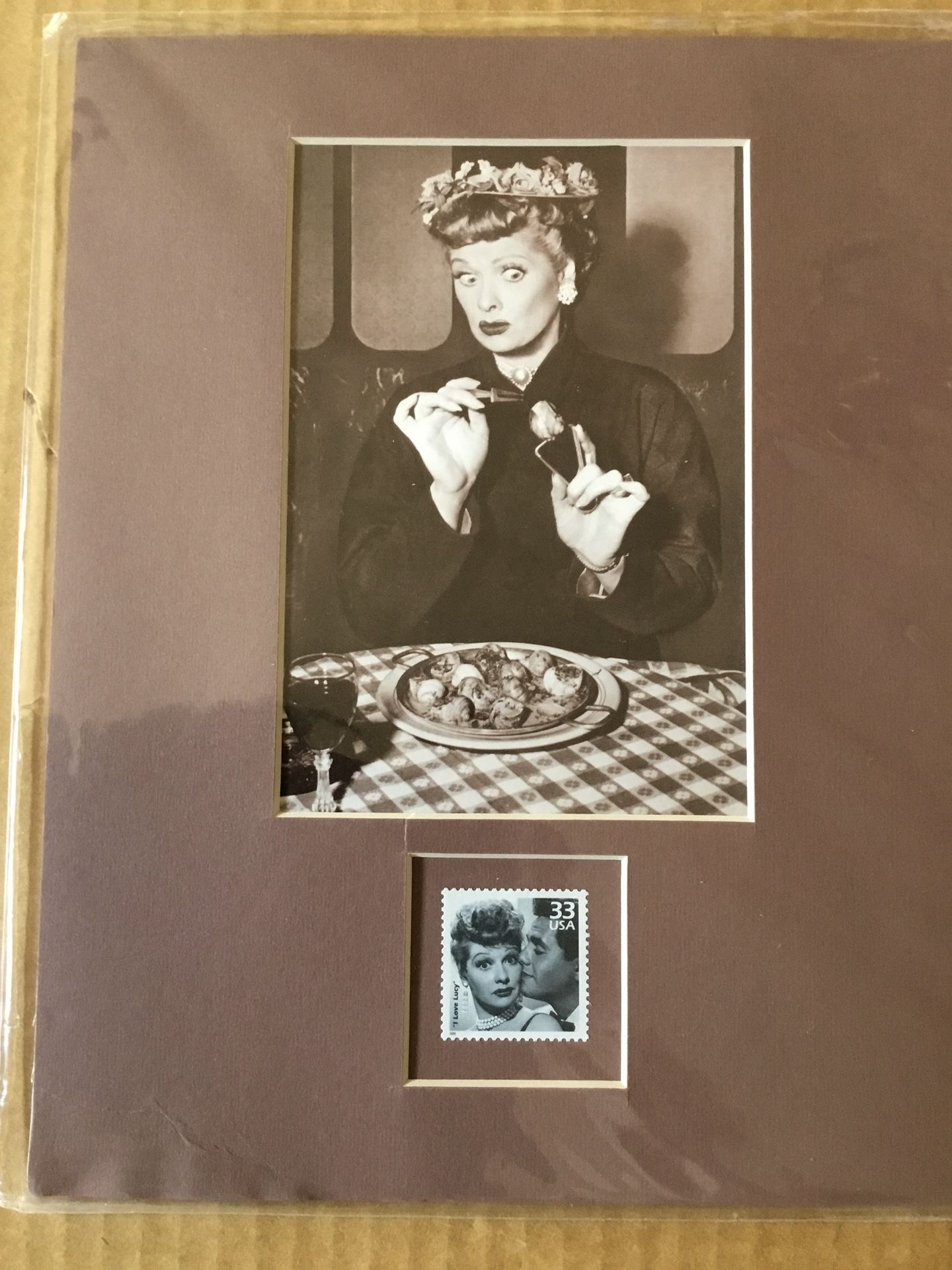 1999 I Love Lucy - stamp and photo