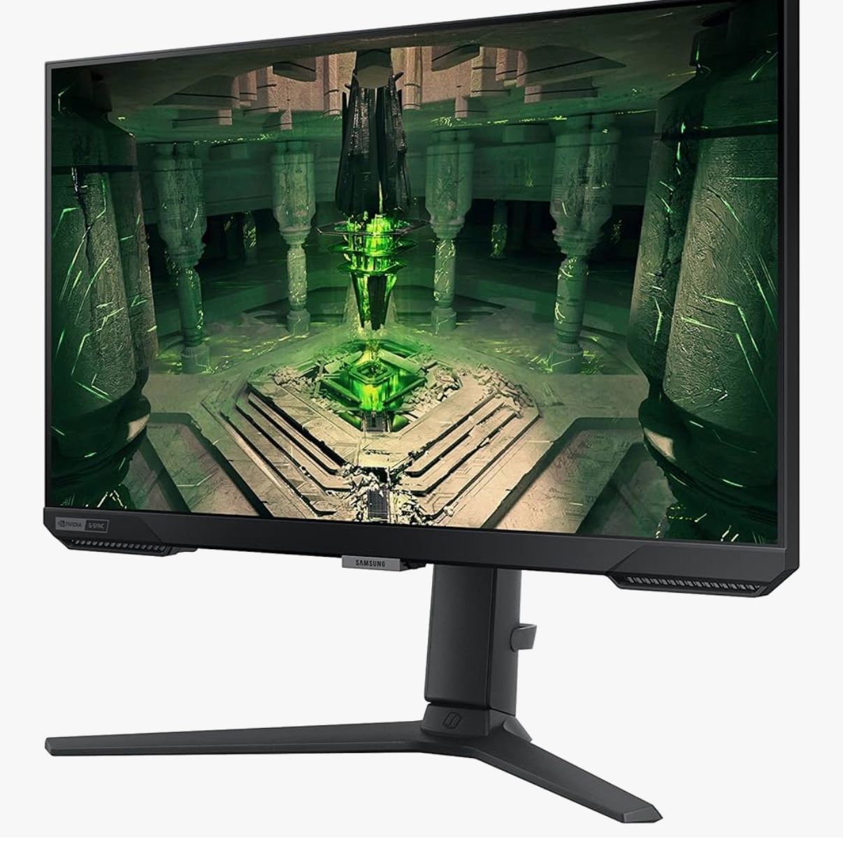 SAMSUNG 25" Odyssey G4 Series FHD Gaming Monitor, IPS, 240Hz, 1ms, G-Sync Compatible, AMD FreeSync Premium, HDR10, Ultrawide Game View, Displa