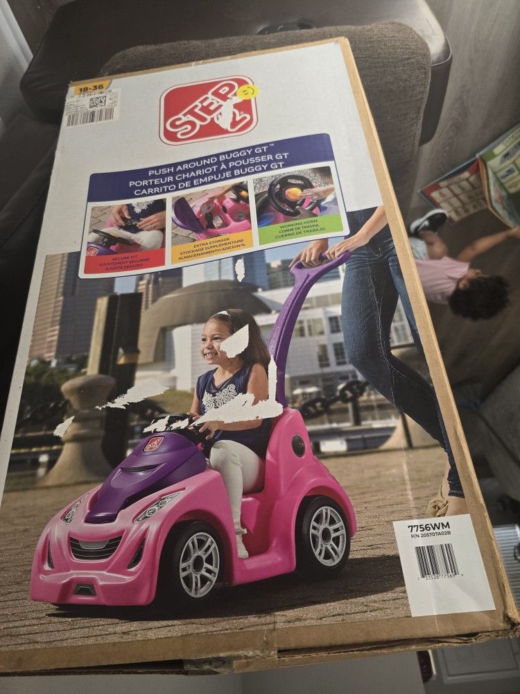 Step2 Pink Push Around Buggy GT Push Car 