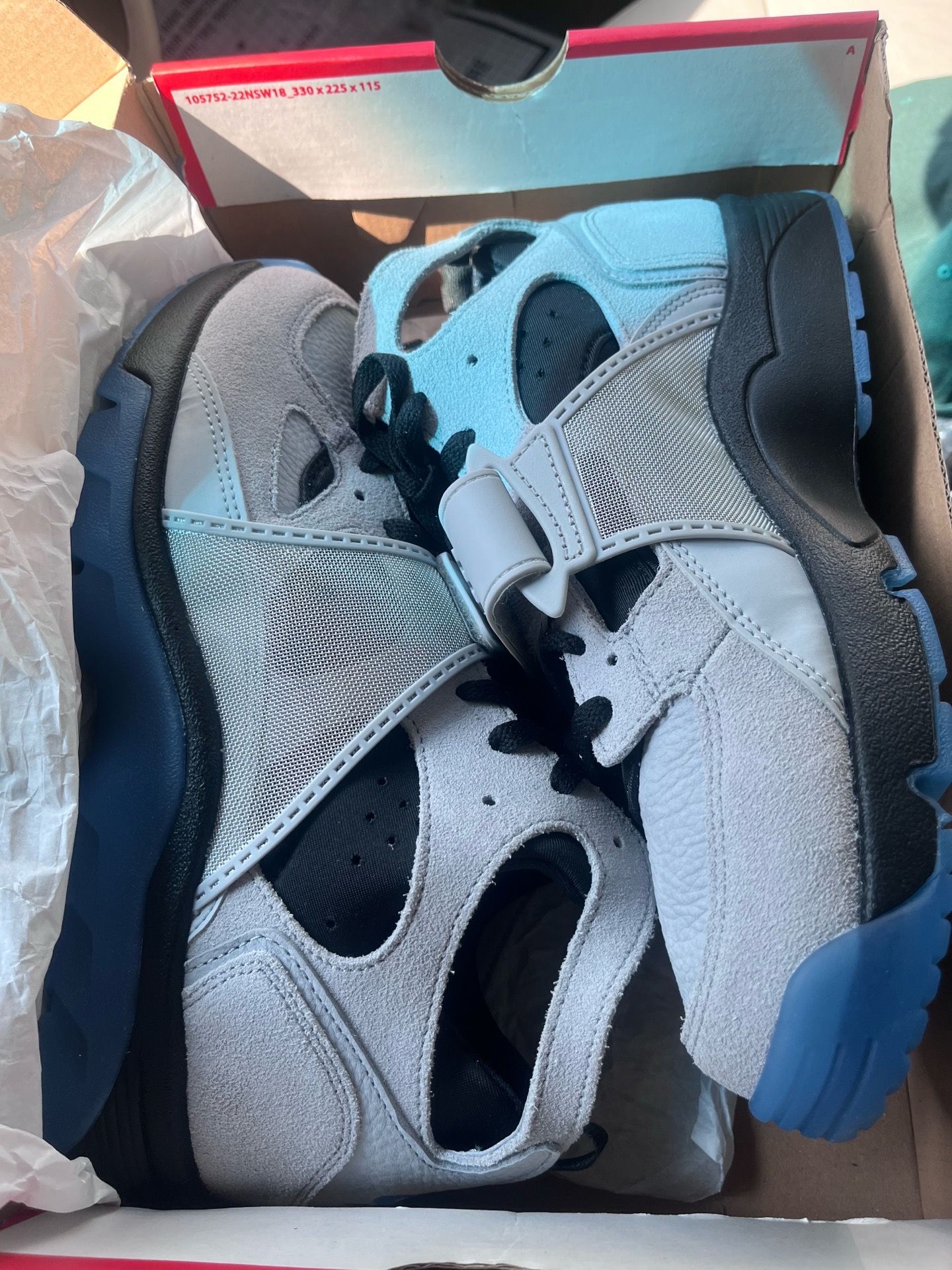 nike huarache 2 wolf grey size 10