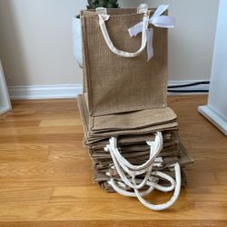 Burlap Tote Bag Bundle of 20
