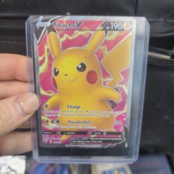 2020 Pokémon TCG Sword & Shield Vivid Voltage Pikachu V 170/185 Full Art Near Mint / Mint
