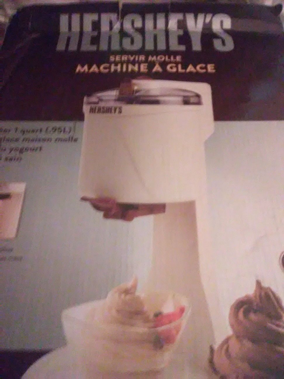 Hershey's soft serve ice cream machine