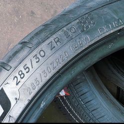 285/30/20 michelin pilot sport 4 s (2) tire