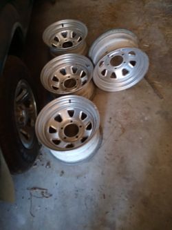 Four Jeep Wrangler Wheels