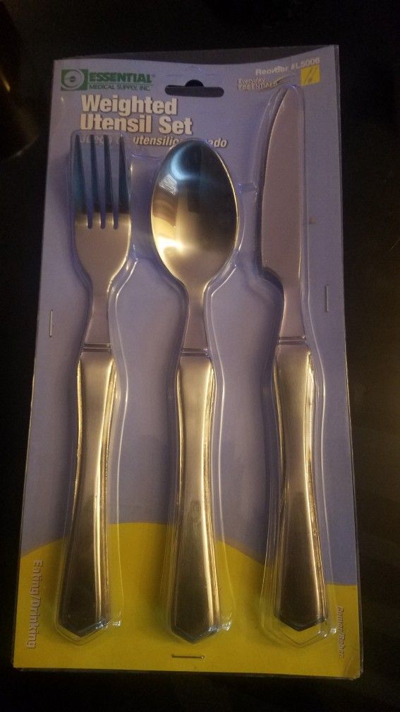 Weighted Utensil Set