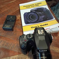 Panasonic LUMIX DMC-FZ80 16.1MP Digital Bridge Camera Wi-Fi 4K 60x Zoom Bundle