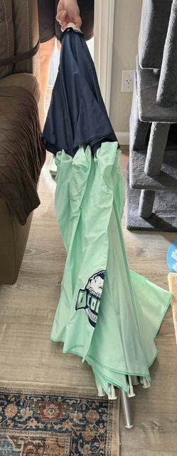 Ocoopa Beach Umbrella with UV protection  7.2×7.2ft - Mint Green 