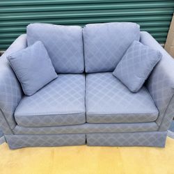 Cute Little Blue Sofa Delivery Service Available! 🚚