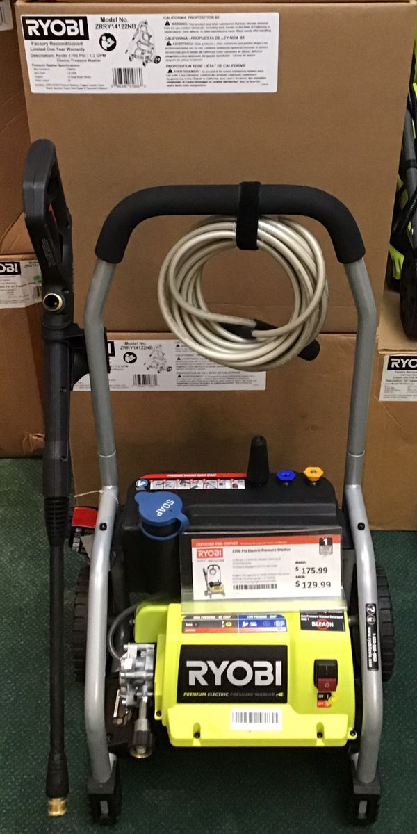 RYOBI Reconditioned 1700 PSI Electric Pressure Washer for Sale in St
