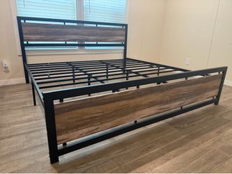 King size bed frame