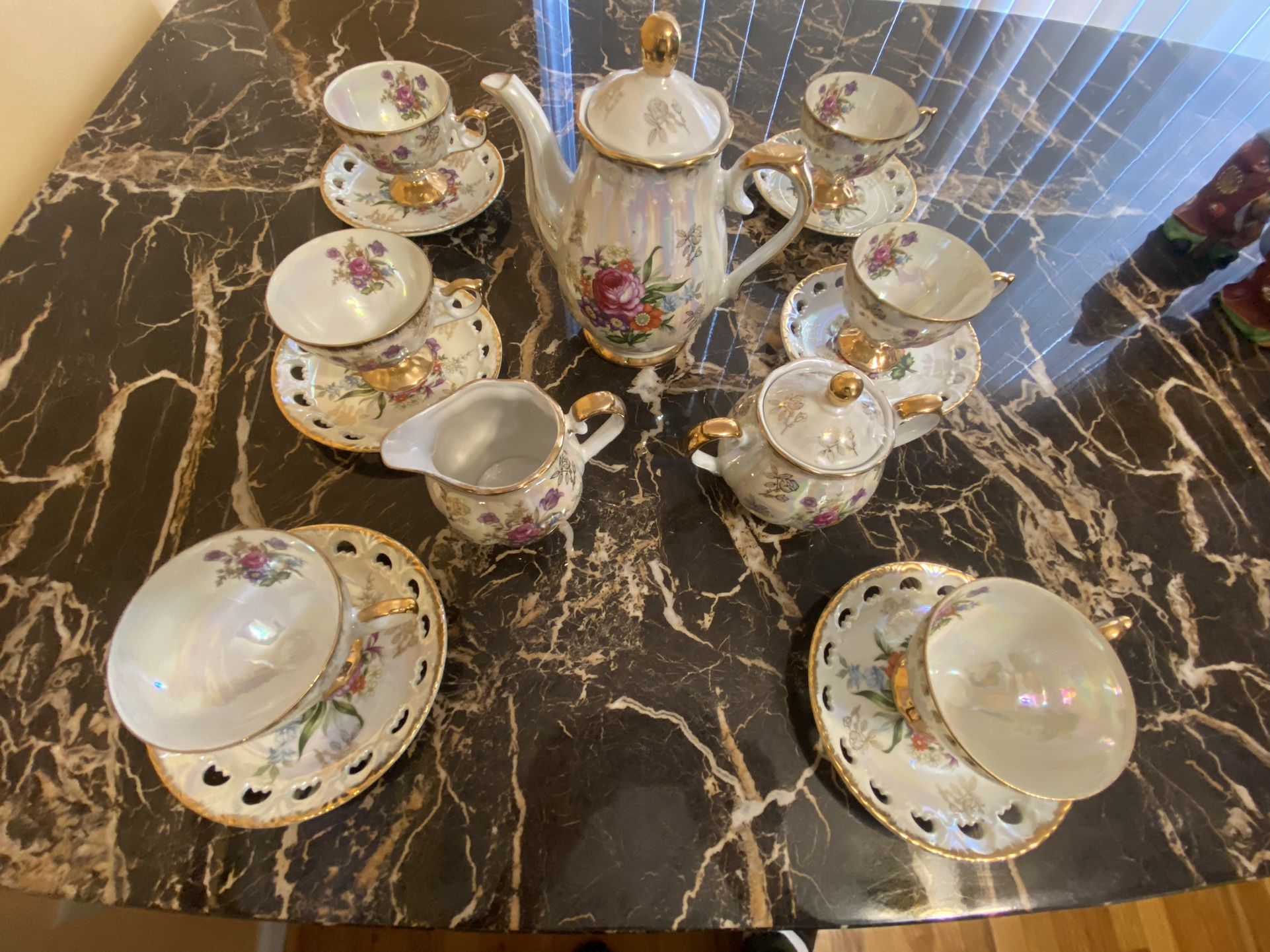 Vintage Fine China Tea Set.