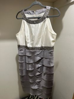 Sleeveless Cocktail Dress with Jewel Detail