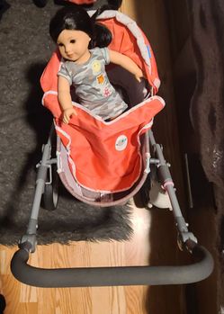 Girls toy strollee doll includes doll but can sell stroller only