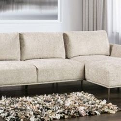 Brand New Light Brown Modern Style Sectional Sofa 