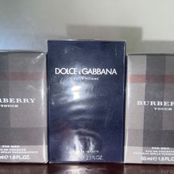 Burberry Touch For Men & Dolce & Gabbana Pour Homme Men’s Cologne 