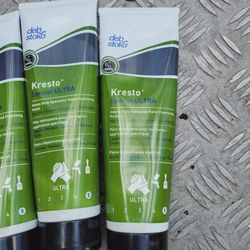 Lot Of 7 Tubes Kresto And Stoko Hand Cleaner