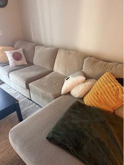Beige Sectional Couch - Need Gone ASAP