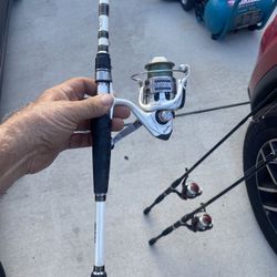 Fishing poles and equipment