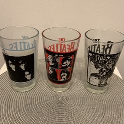 3 The Beatles Cups $12