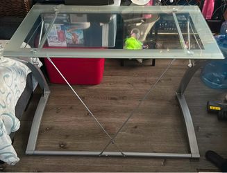 Glass Desk