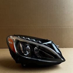 For 2017 2018 2019 Mercedes Benz C205 W205 LED Headlight Passenger Driver