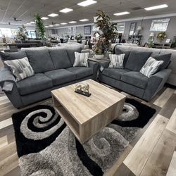 2 Pc Sofa And Loveseat 