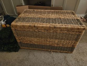 Large Rattan Box