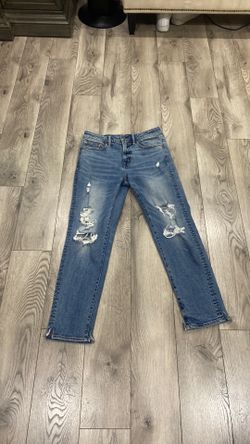 American eagle open ripped jeans