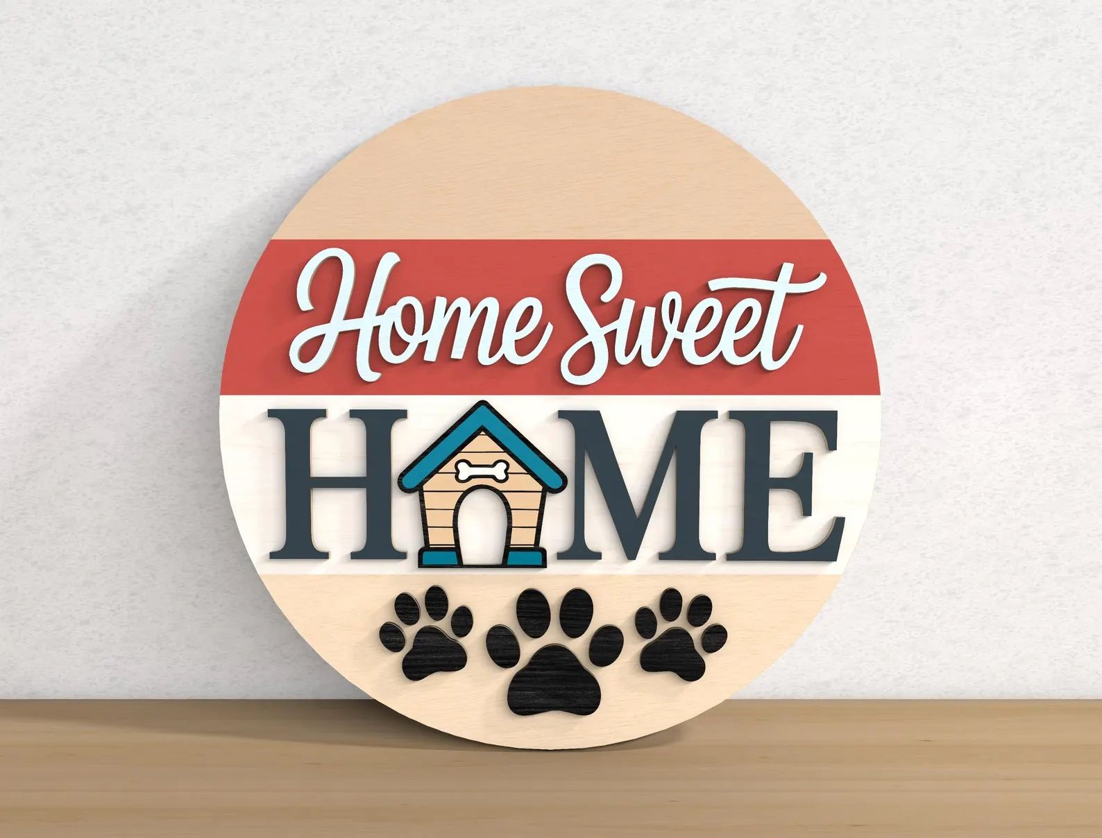 Home Sweet Home Dog Door Hanger