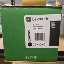 Lexmark 72K10K0 Black Toner