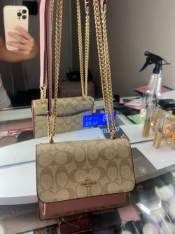 Coach pink shoulder bag