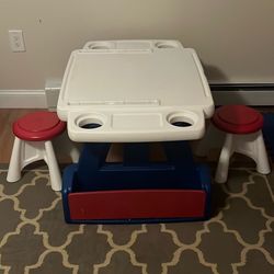 Toddlers Desk Step2  37” X 26” X 20”H