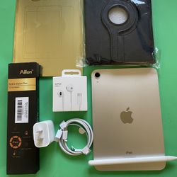  Apple Ipad Mini 6th Generation (8.3” Retina/2021) 64GB with stylus pen, case & Accessories (256GB $399) 