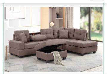 Sectional w Ottoman
