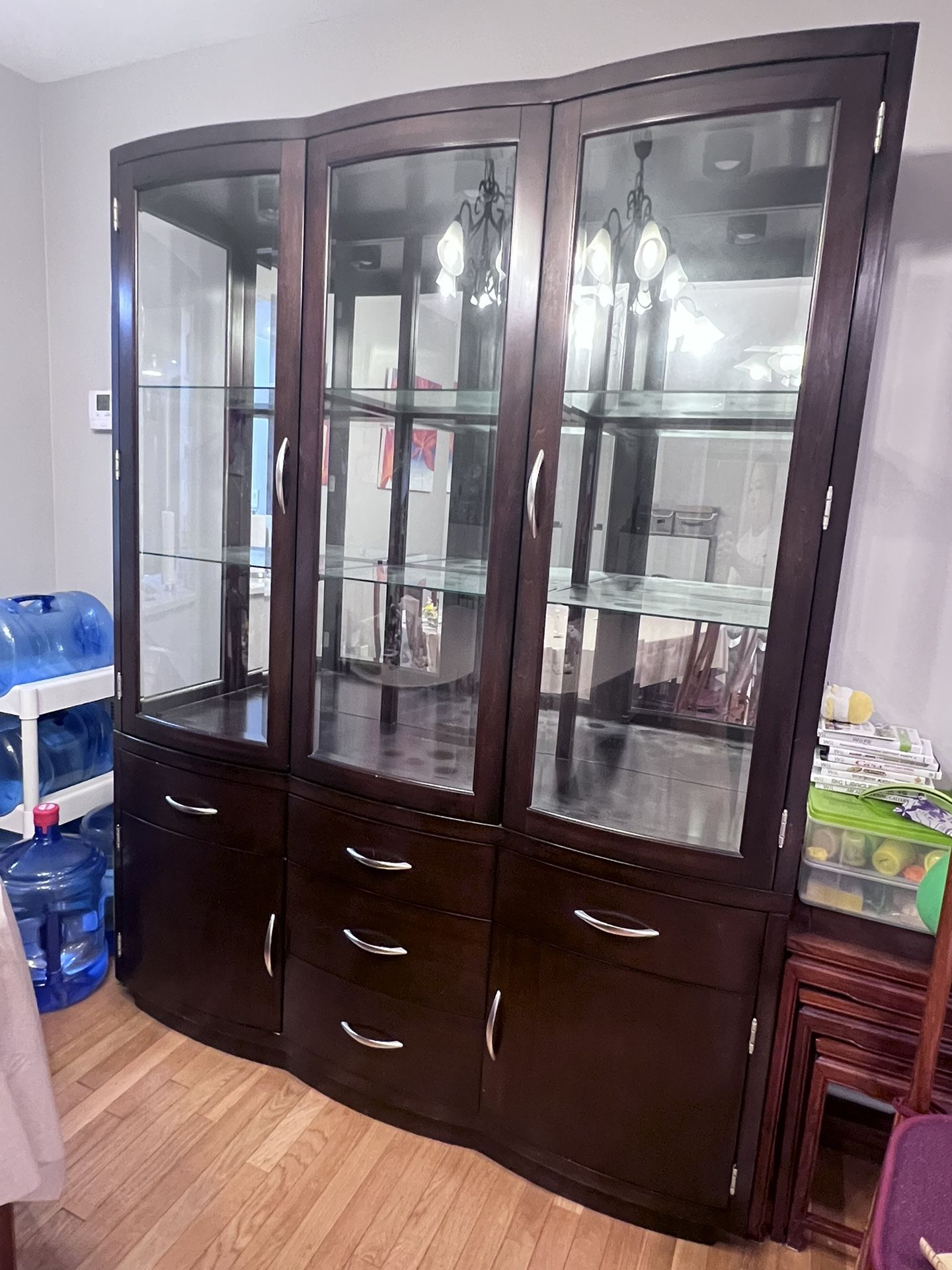 Wood China Cabinet 