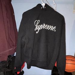 Supreme Cursive Writing Hoodie 