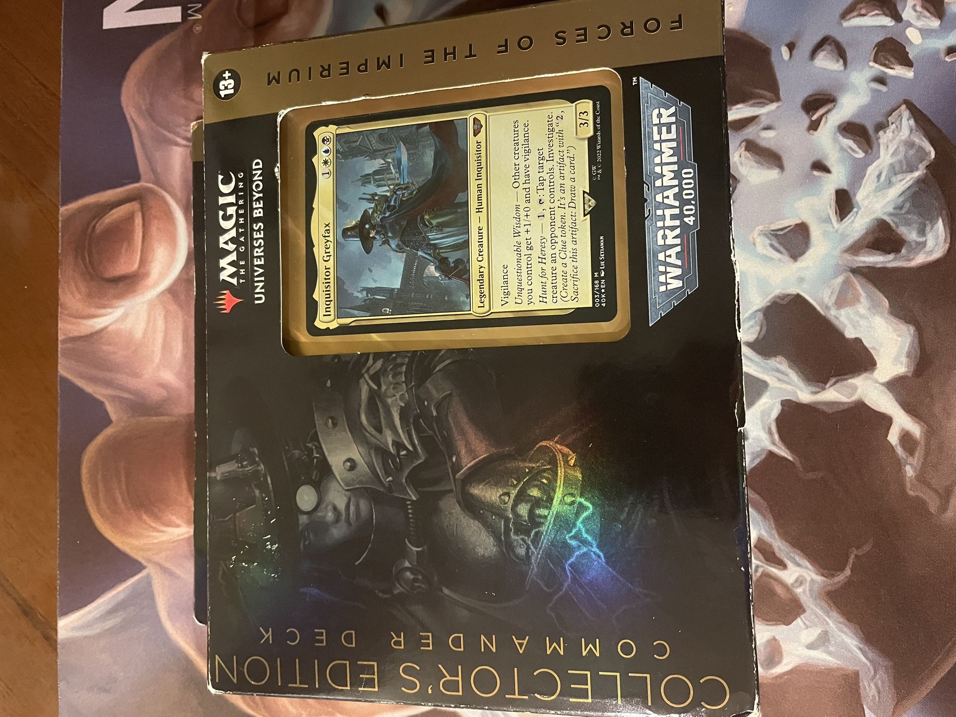 Magic The Gathering: Warhammer Collectors Edition.