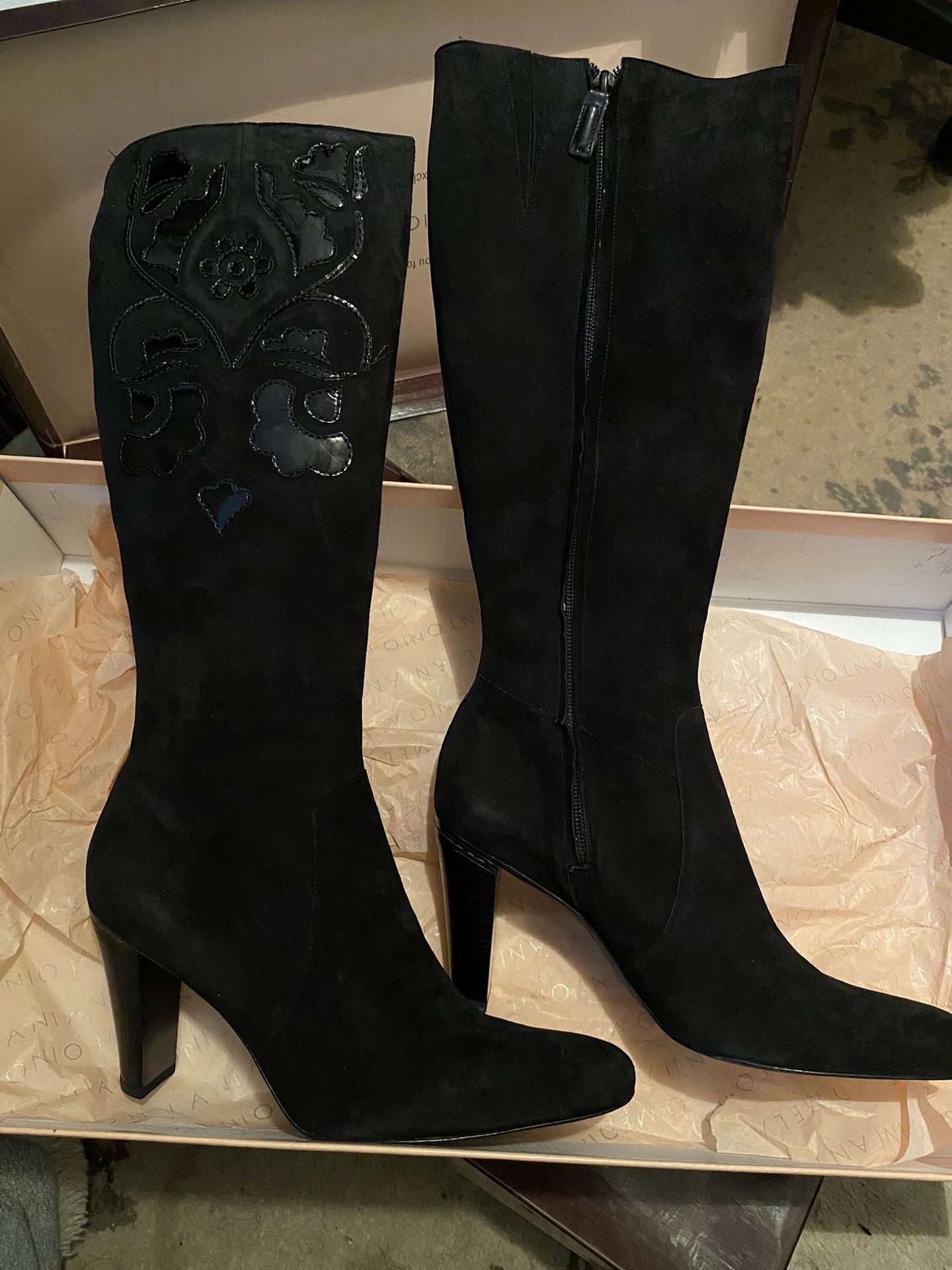 Antonio Melani Leather Boots 