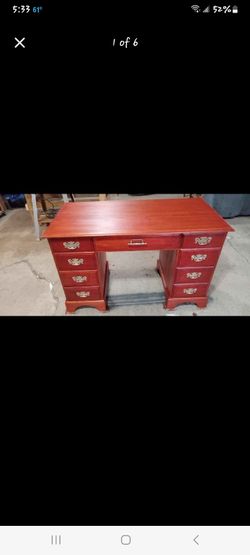 Beautiful Refinished White Oak Desk