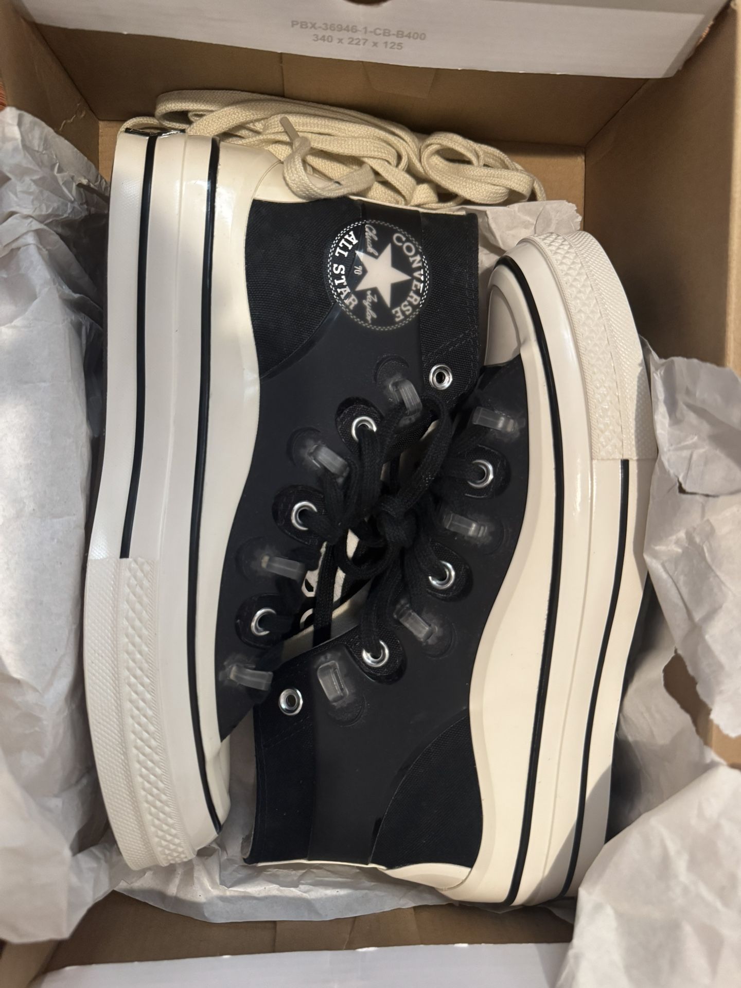 Kim Jones x Chuck 70 High ‘Black’ Sz 9 Women’s/Sz 7 Men’s